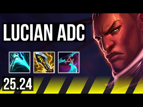 LUCIAN & Yuumi vs CAITLYN & Neeko (ADC) | Perfect KDA: 16/0/3 | KR Diamond | 25.24