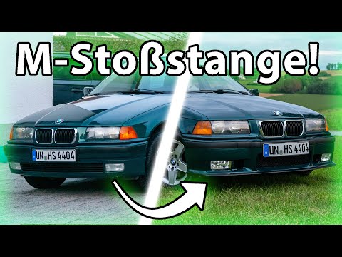 E36 M-Stoßstange nachrüsten! Lackieren - Montieren - Carporn