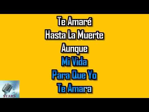 karaoke  hasta la miel amarga  los tiranos del norte