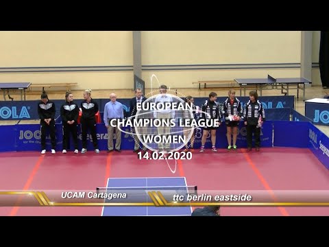 Tischtennis Champions League Damen: ttc berlin eastside gegen UCAM Cartagena (Spanien)