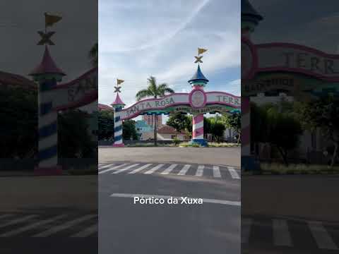 Pontos Turísticos de Santa Rosa-Rs de Bike. #santarosabeach #turismo #bike #riograndedosul #xuxa