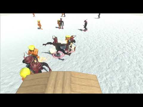 8 Hill Giant snow vs all units - Animal Revolt Battle Simulator