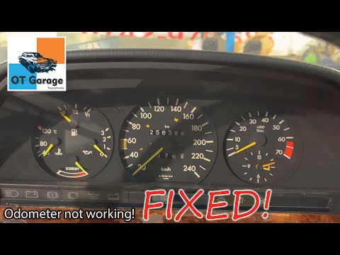 Mercedes W126 Odometer not working (solved)