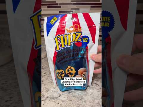 Flipz has introduced a new limited-edition flavor: Fried Chocolatey Sandwich Cookie 🍪 #pretzels