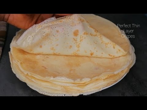 CREPES | How to Make Crepes Very Quick and Easy Recipe For Beginners