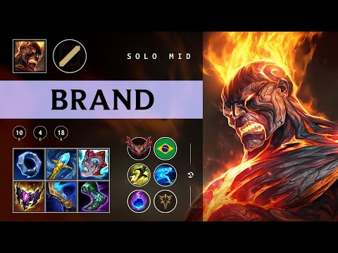Brand Mid vs Ahri - BR Grandmaster Patch 25.22