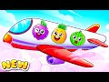 Safety Tips On The Airplane ️ Learn Airplane Safety Tips Yum Yum Kids Songs