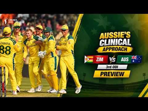 Zimbabwe vs Australia 3rd ODI Match Preview | AUS Ready for 3-0!