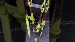 This is how I get the rust off my chains and binders! #hotshot #hotshottrucking #otr #trucking #otr