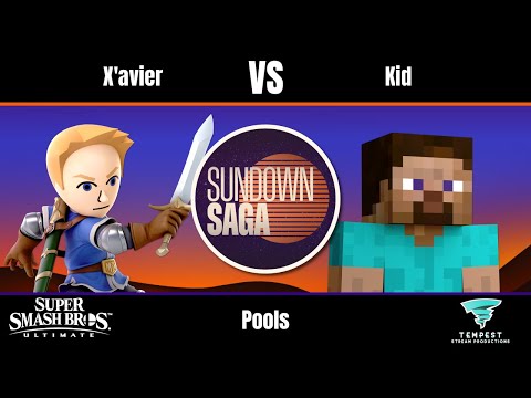 X'avier (Mii Swordfighter) vs Kid (Steve) - Ultimate Pools - Sundown Saga 2025