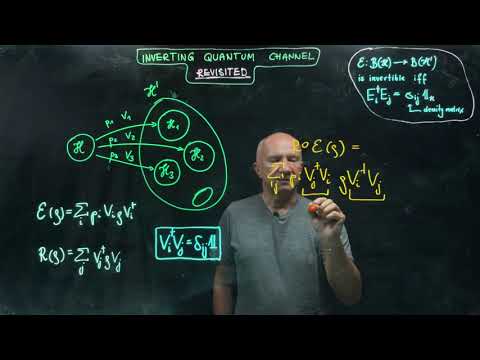 IQIS Lecture 8.7 — Inverting quantum channels (revisited)
