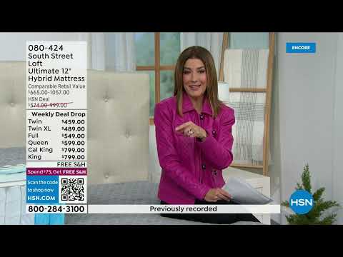 HSN | South Street Loft Mattresses 02.01.2023 - 03 AM