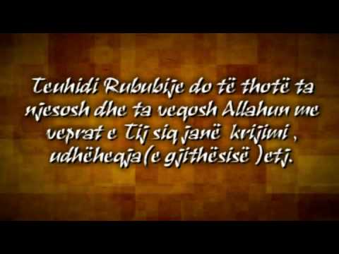 Çka eshte teuhidi Rububie ?