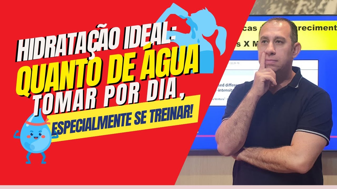 Hidratação Ideal: Quanto de Água Tomar por Dia, Especialmente se Você Treina!