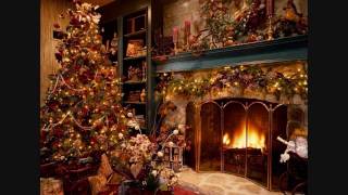 Christmas carols (instrumentals), fireplace sound & pictures