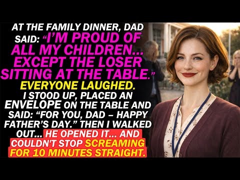 My Dad Burst Out At Family Reunion "I'm Proud Of All My Children, Except The Loser."—So I Handed Him