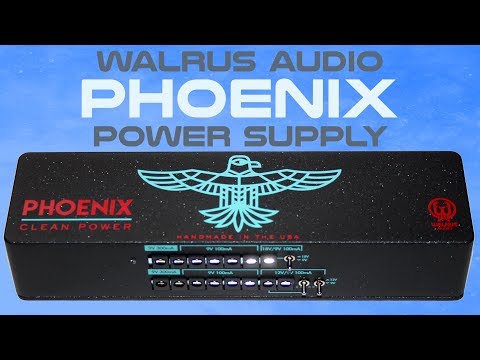 Walrus Audio Phoenix 120V Clean Power Supply 2015 - Present - Cobalt / Light Blue Bird image 2