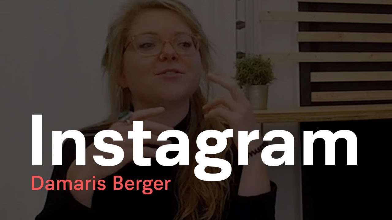 Video zu Social Media: Warum wir Instagram nutzen sollten von Damaris Berger