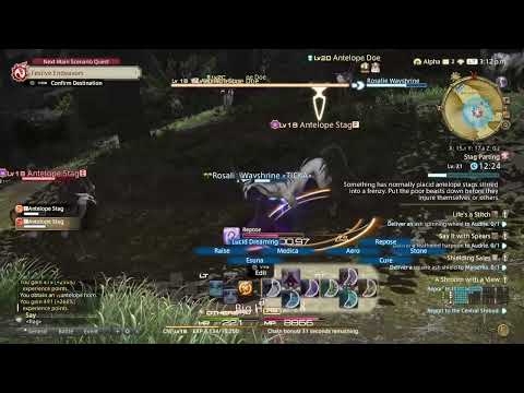 FINAL FANTASY XIV SOLO PLAYTHROUGH #13: CONJURER LEVEL 20 CLASS GRIND