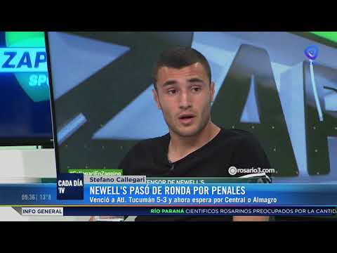 Callegari quiere jugar con Central por la Copa Argentina