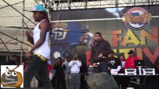 Lil Chuckee and Kevin Gates @ Bayou Classic 2012 YMCMB