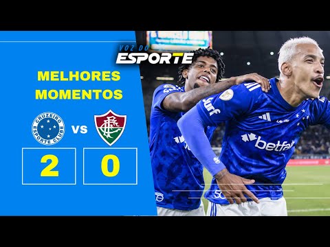 MELHORES MOMENTOS CRUZEIRO 2 X 0 FLUMINENSE | 10ª RODADA BRASILEIRÃO 2024 - 19/06