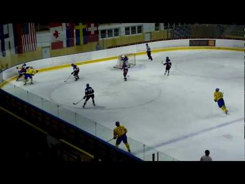 Victor Crus Rydberg goal SWE 0:1 (SVK 18 - SWE 18 3:7)