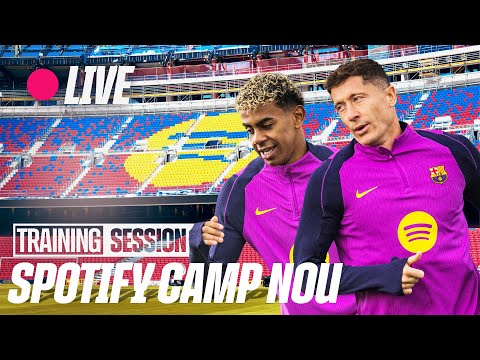 🔴 LIVE | SPOTIFY CAMP NOU OPEN DOORS TRAINING SESSION | FC BARCELONA 🔵🔴