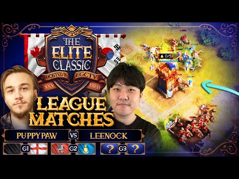 The Elite Classic: Puppypaw vs Leenock, Round Robin Bo3 | Age Of Empires 4