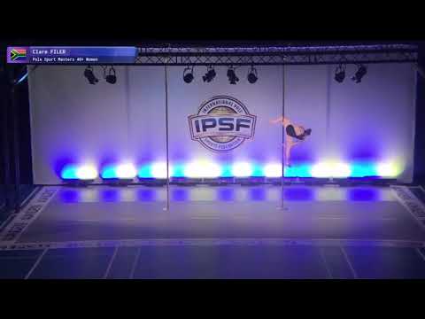Masters 40+ Women Clare Filer of South Africa - Prelim 2017 World Pole Sports Championships