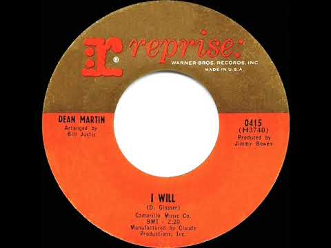 1965 HITS ARCHIVE: I Will - Dean Martin (mono 45)