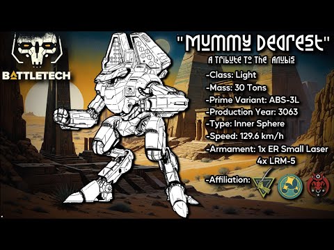[AI MUSIC] "Mummy Dearest" | A Tribute to the "Anubis" from BattleTech