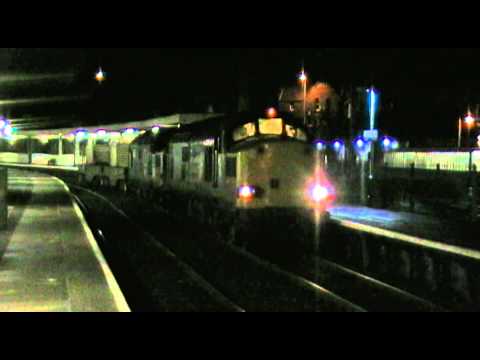 37069 with 37087 DIT 6K73 Sellafield - Crewe flasks 24th January 2011