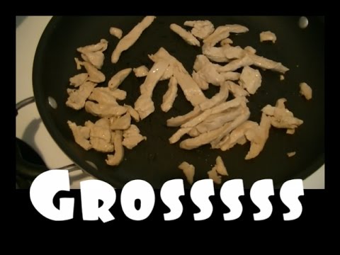 Eating Nasty Fake Chicken