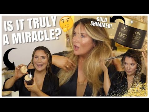 ✨GOLD SHIMMER MIRACLE OIL HAIR TREATMENT??