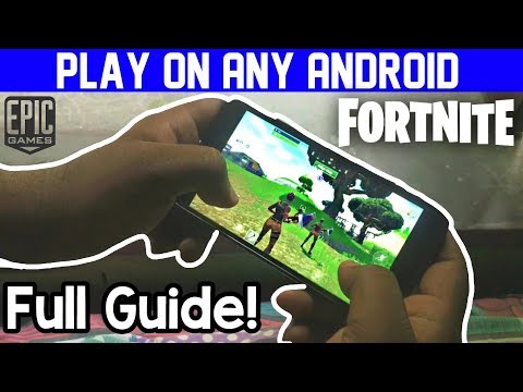 Play FORTNITE On Any ANDROID ft. Redmi Note 4 || Full GUIDE