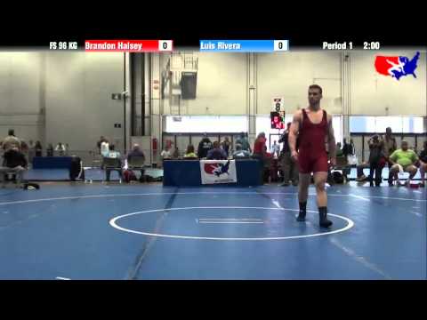 Brandon Halsey vs. Luis Rivera at 2013 Las Vegas/ASICS U.S. Open