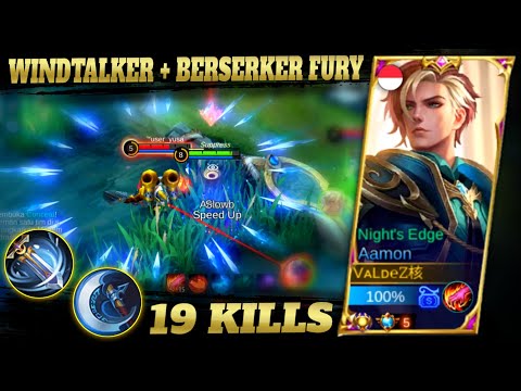 AAMON WINDTALKER + BERSERKER FURY || BEST BUILD TEST BY TOP GLOBAL AAMON 2022