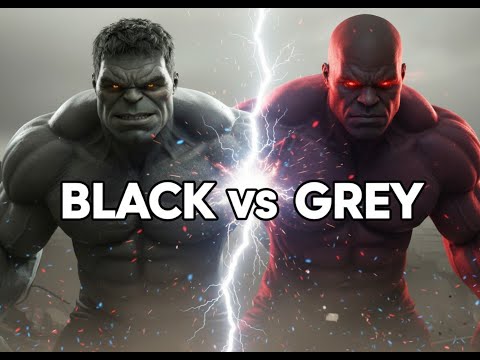 🔥Black Hulk vs Grey Hulk