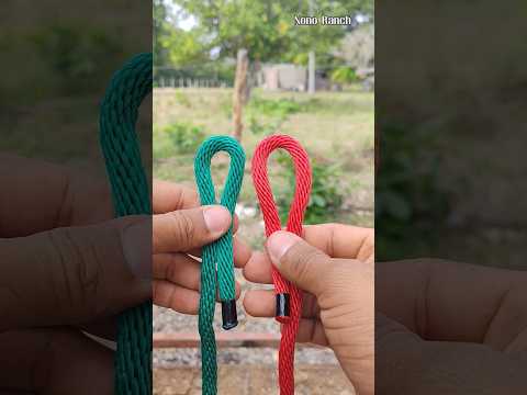 Aprende esta práctica y sencilla forma de unir dos cuerdas 💯😉