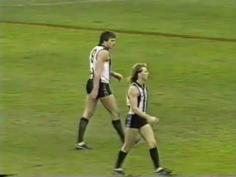 1986 VFL Round 21 Collingwood Vs Richmond at Victoria Park CH 7