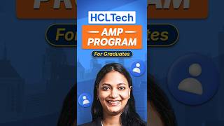 HCLTech AMP Program For Graduates