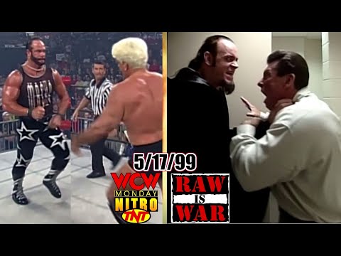 WWF RAW vs. WCW Nitro - May 17, 1999 Full Breakdown - Rock/Austin-Corporate Ministry - Savage/Flair