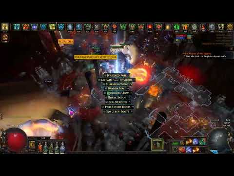 PoE 3.19 T16 Crimson Temple EK ignite Elementalist - Ethereal Knives | Legion + Strongbox