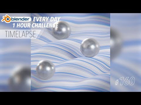 Geometry Node Waves of Satisfaction - Blender Every Day #160