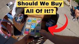 We Found A Pokemon Card Collection At This Community Garage Sale!