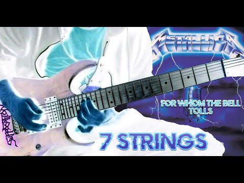 Metallica en 7 cuerdas | ¿Cómo sonaría? | For Whom The Bell Tolls | Metallica on 7 string guitar