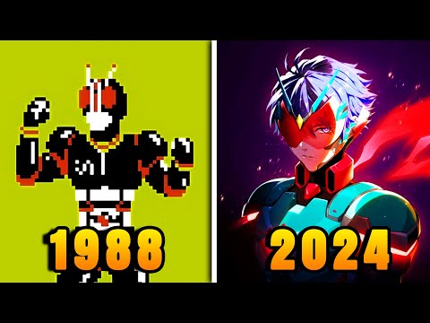 The EVOLUTION of KAMEN RIDER Games [1988-2024]