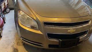 2008 2012 Malibu Headlight Bulb Replacement in less than 20mins without removing the bumper cover