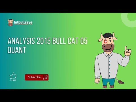 Analysis 2015 Bull CAT 05 - Quant